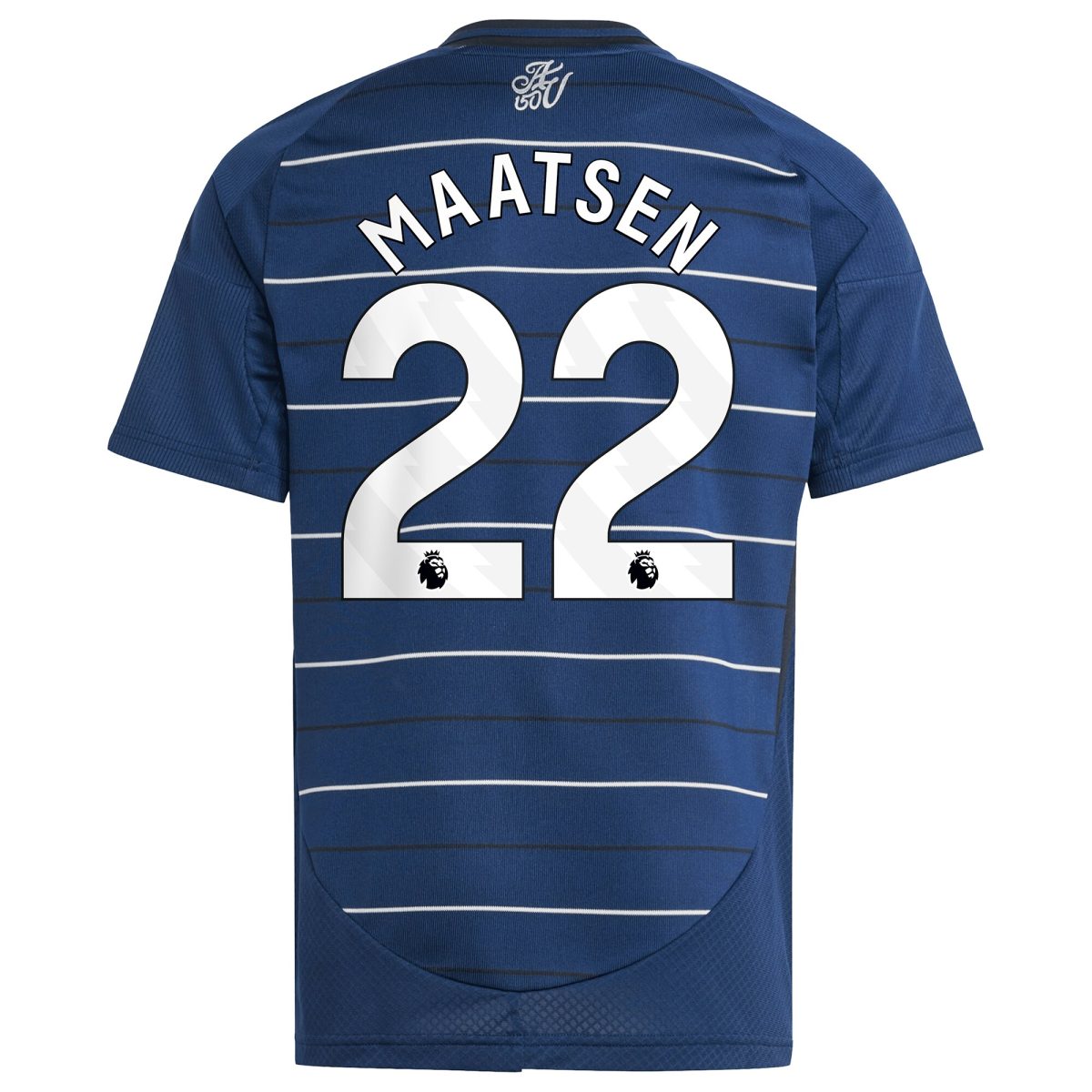 Explore the aston villa adidas third shirt 2024-25 – kids with maatsen 22 printing Collection of Aston Villa jerseys. Authentic, high-quality football shirts for every supporter, available worldwide.