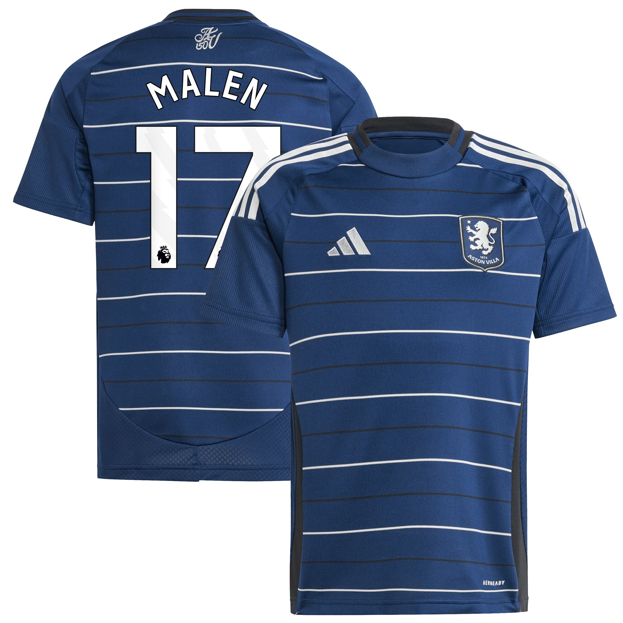 Explore the aston villa adidas third shirt 2024-25 – kids with malen 17 printing Collection of Aston Villa jerseys. Authentic, high-quality football shirts for every supporter, available worldwide.
