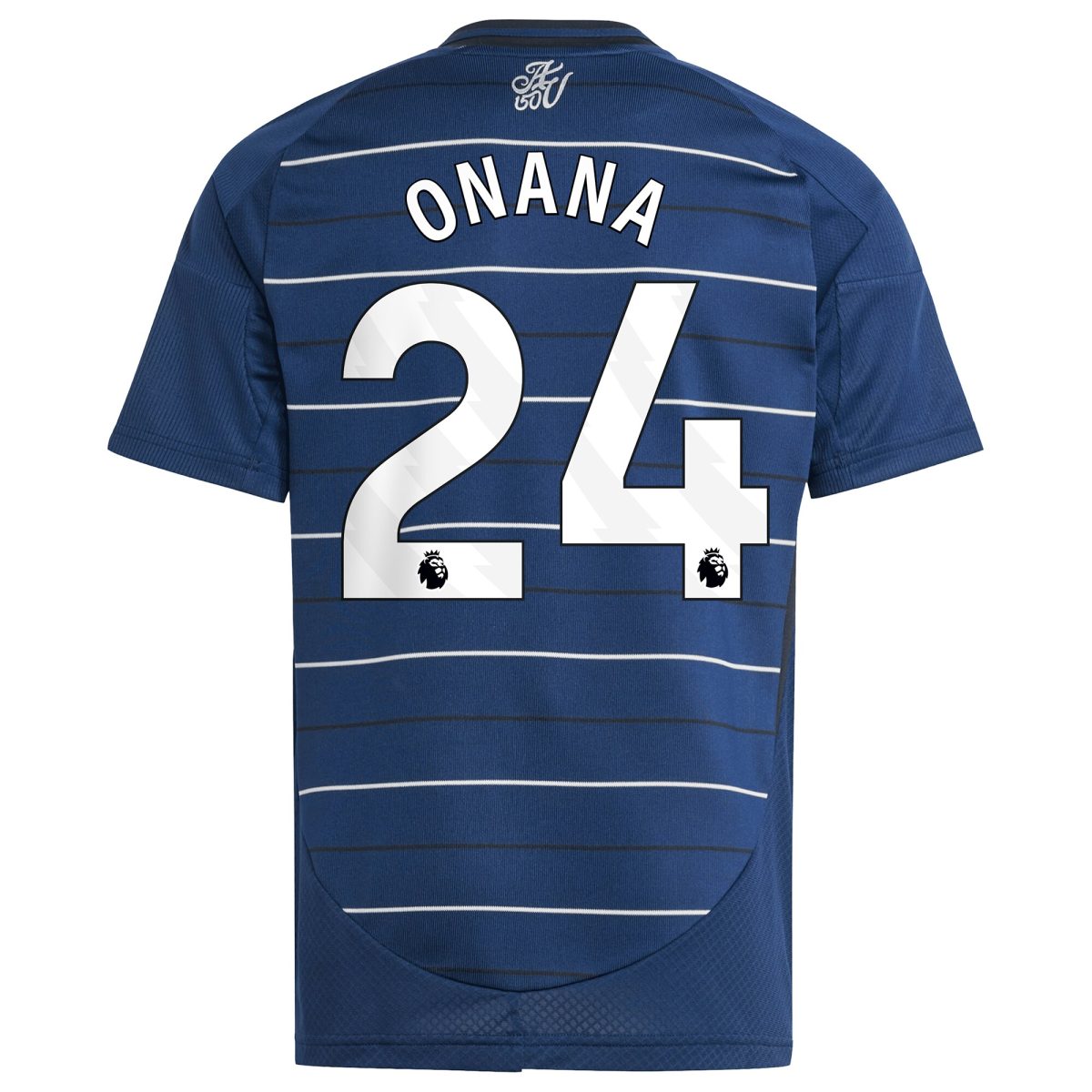 Explore the aston villa adidas third shirt 2024-25 – kids with onana 24 printing Collection of Aston Villa jerseys. Authentic, high-quality football shirts for every supporter, available worldwide.