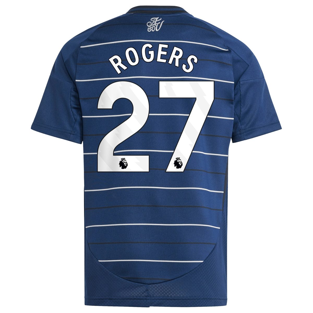 Explore the aston villa adidas third shirt 2024-25 – kids with rogers 27 printing Collection of Aston Villa jerseys. Authentic, high-quality football shirts for every supporter, available worldwide.