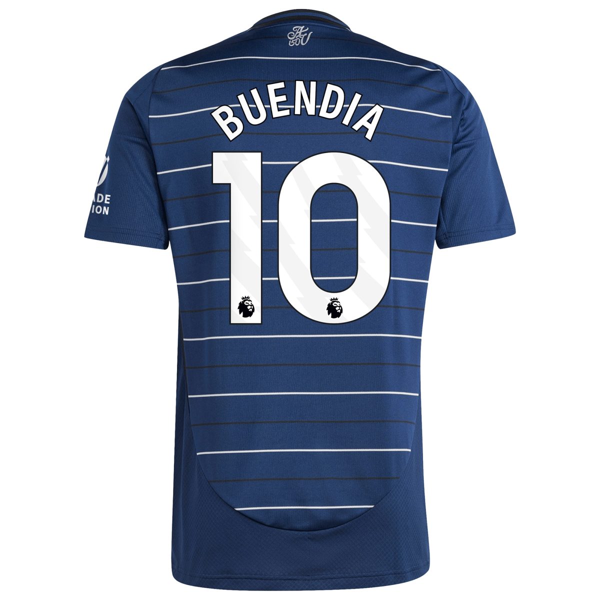 Explore the aston villa adidas third shirt 2024-25 with buendia 10 printing Collection of Aston Villa jerseys. Authentic, high-quality football shirts for every supporter, available worldwide.