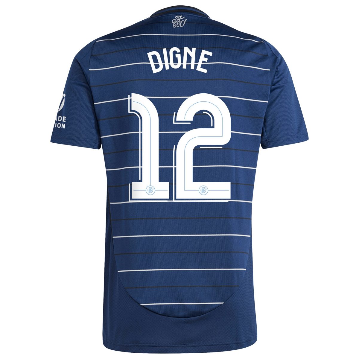 Explore the aston villa adidas third shirt 2024-25 with digne 12 cup printing Collection of Aston Villa jerseys. Authentic, high-quality football shirts for every supporter, available worldwide.