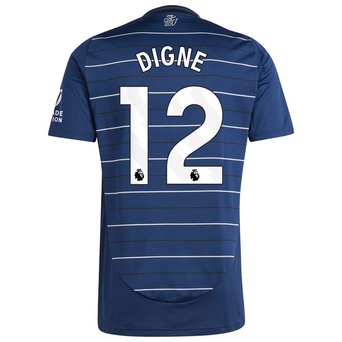 Explore the aston villa adidas third shirt 2024-25 with digne 12 printing Collection of Aston Villa jerseys. Authentic, high-quality football shirts for every supporter, available worldwide.