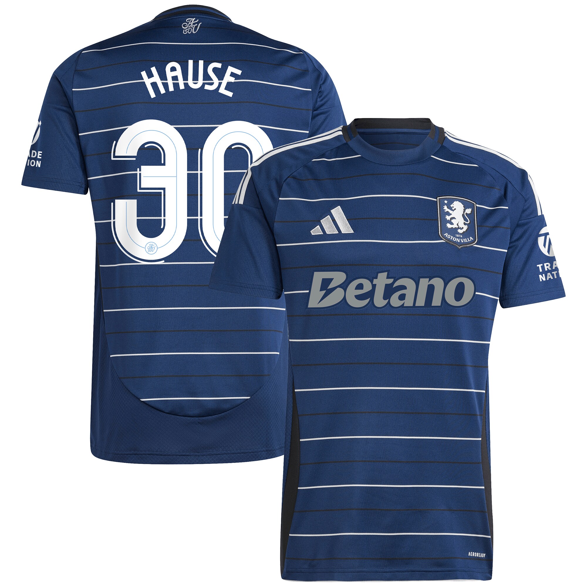 Explore the aston villa adidas third shirt 2024-25 with hause 30 cup printing Collection of Aston Villa jerseys. Authentic, high-quality football shirts for every supporter, available worldwide.