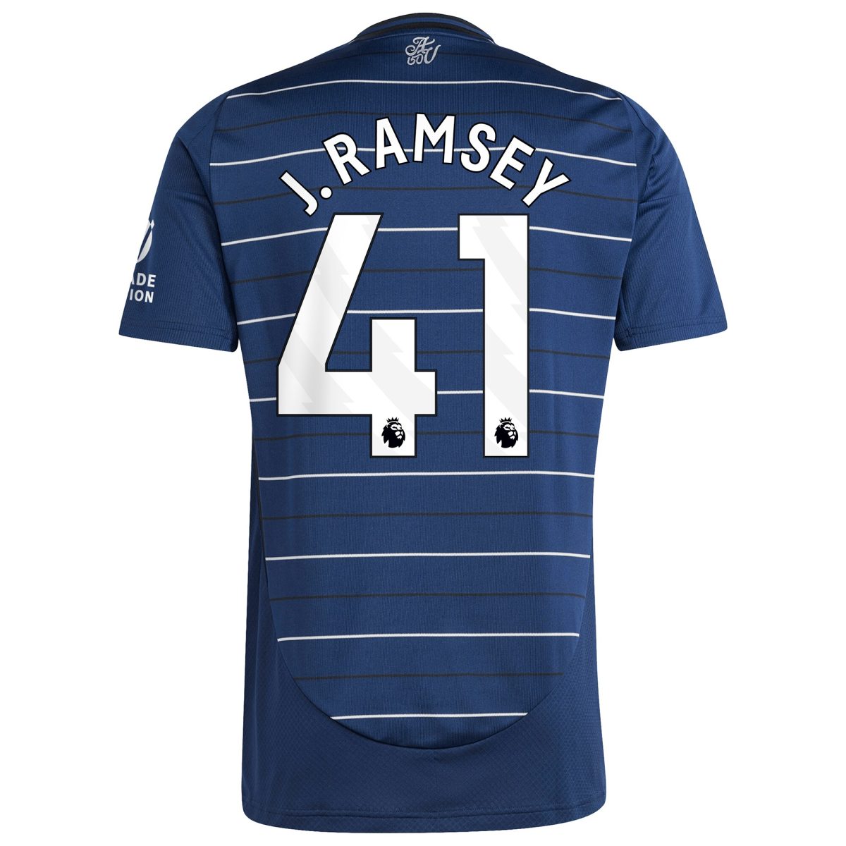 Explore the aston villa adidas third shirt 2024-25 with j. ramsey 41 printing Collection of Aston Villa jerseys. Authentic, high-quality football shirts for every supporter, available worldwide.