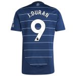 Explore the aston villa adidas third shirt 2024-25 with j.duran 9 printing Collection of Aston Villa jerseys. Authentic, high-quality football shirts for every supporter, available worldwide.