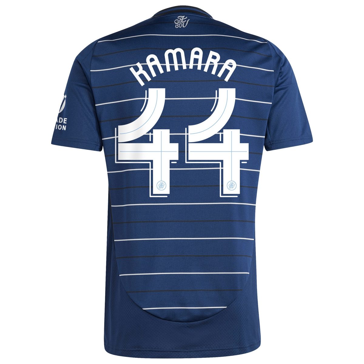 Explore the aston villa adidas third shirt 2024-25 with kamara 44 cup printing Collection of Aston Villa jerseys. Authentic, high-quality football shirts for every supporter, available worldwide.