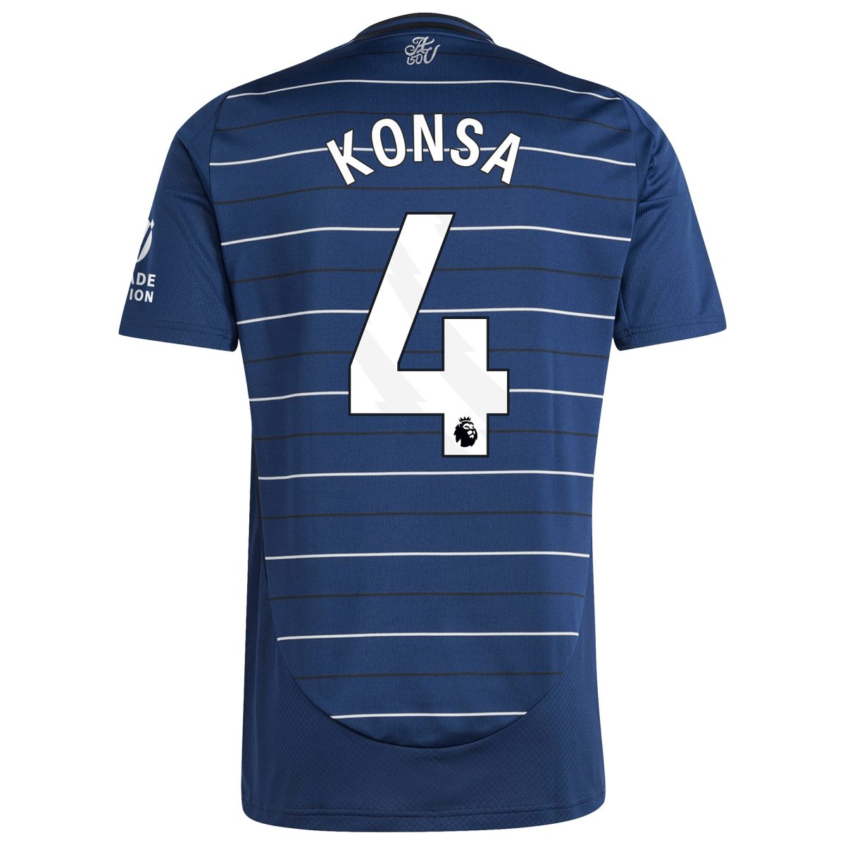 Explore the aston villa adidas third shirt 2024-25 with konsa 4 printing Collection of Aston Villa jerseys. Authentic, high-quality football shirts for every supporter, available worldwide.