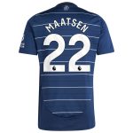 Explore the aston villa adidas third shirt 2024-25 with maatsen 22 printing Collection of Aston Villa jerseys. Authentic, high-quality football shirts for every supporter, available worldwide.