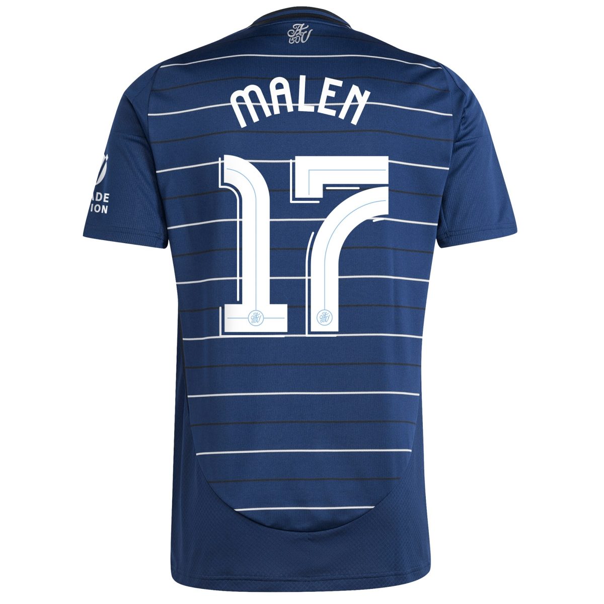 Explore the aston villa adidas third shirt 2024-25 with malen 17 cup printing Collection of Aston Villa jerseys. Authentic, high-quality football shirts for every supporter, available worldwide.