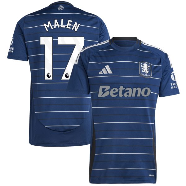 Explore the aston villa adidas third shirt 2024-25 with malen 17 printing Collection of Aston Villa jerseys. Authentic, high-quality football shirts for every supporter, available worldwide.
