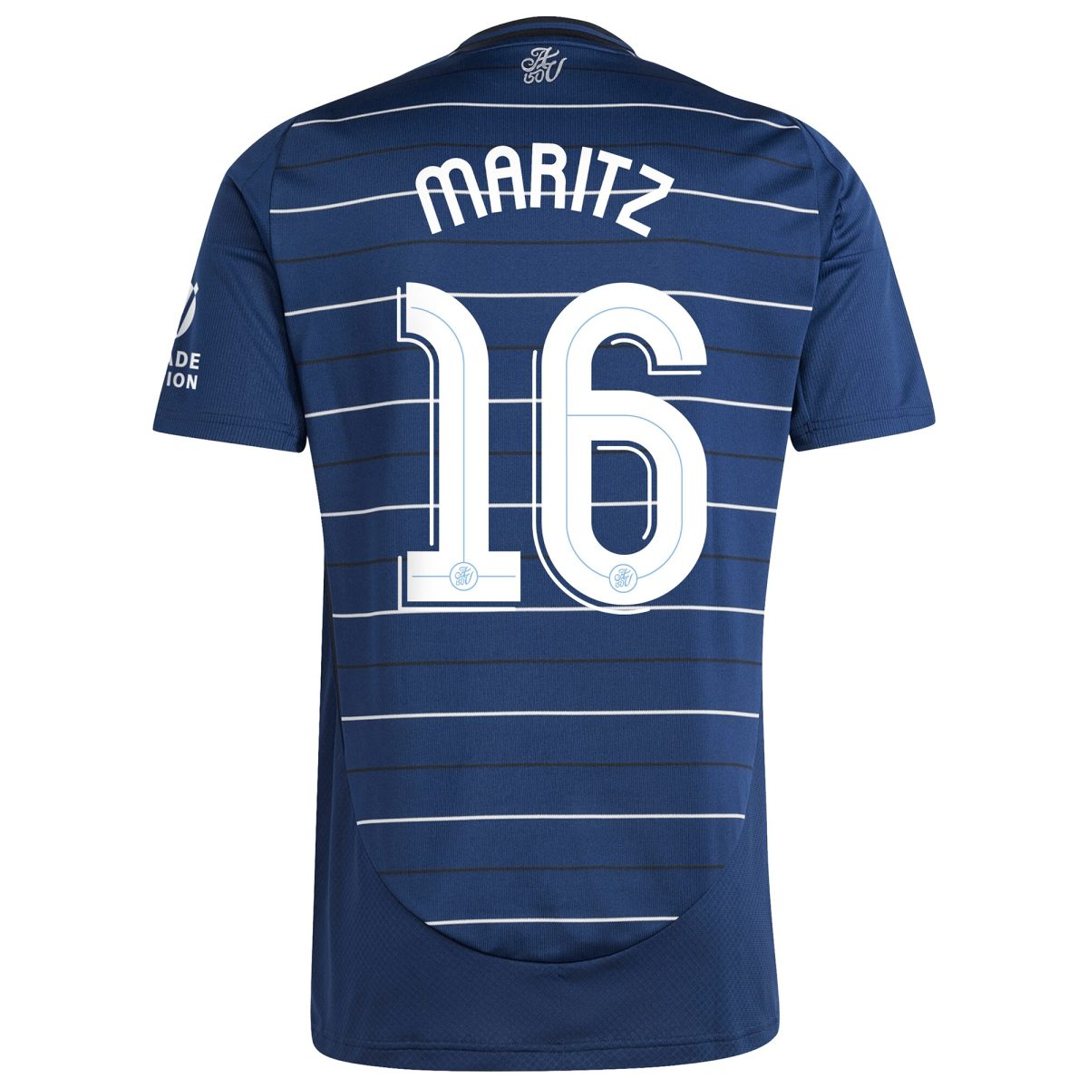 Explore the aston villa adidas third shirt 2024-25 with maritz 16 cup printing Collection of Aston Villa jerseys. Authentic, high-quality football shirts for every supporter, available worldwide.