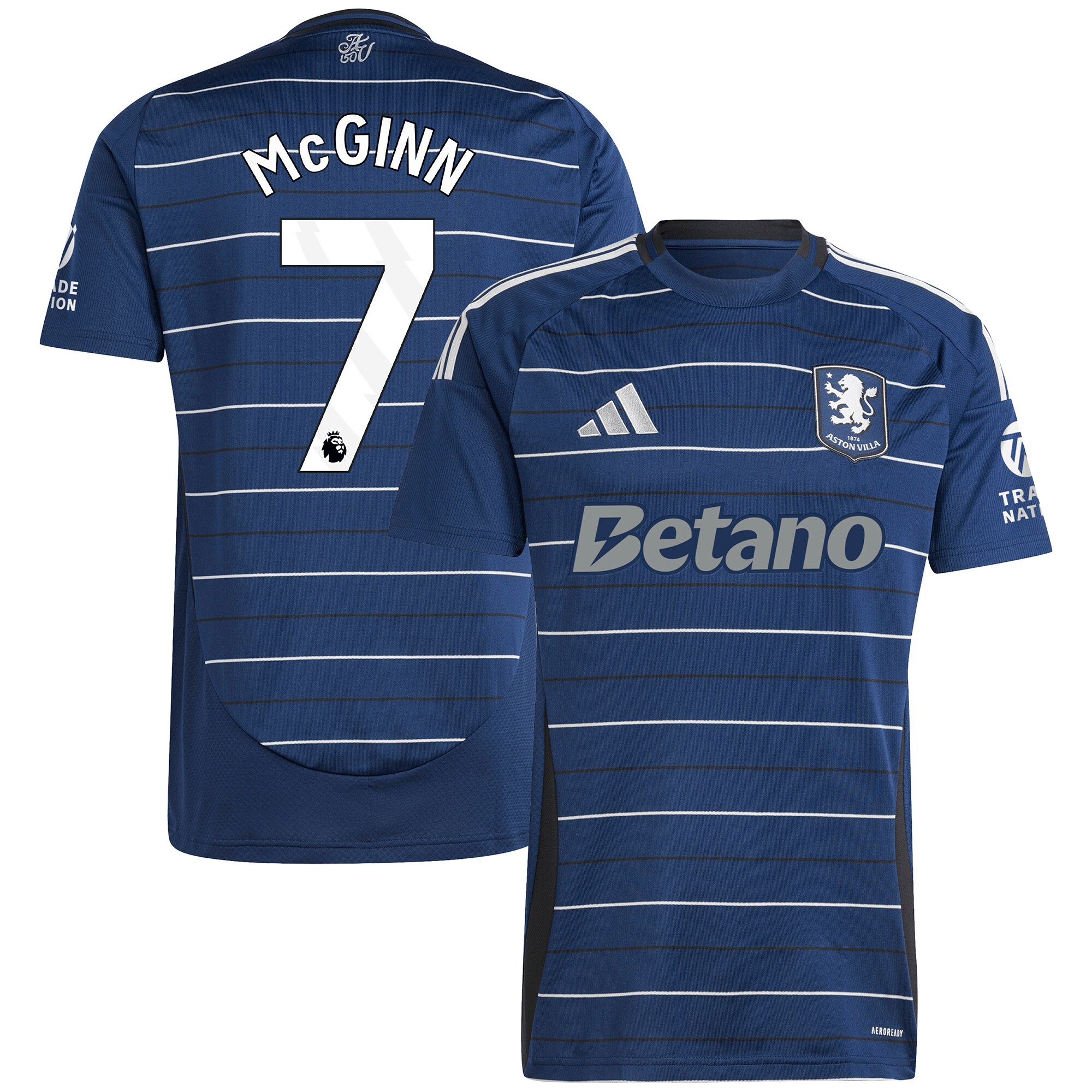 Explore the aston villa adidas third shirt 2024-25 with mcginn 7 printing Collection of Aston Villa jerseys. Authentic, high-quality football shirts for every supporter, available worldwide.