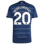 Explore the aston villa adidas third shirt 2024-25 with nedeljković 20 printing Collection of Aston Villa jerseys. Authentic, high-quality football shirts for every supporter, available worldwide.