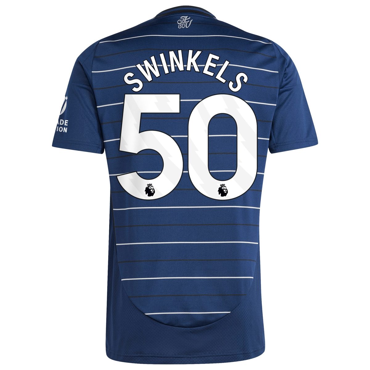 Explore the aston villa adidas third shirt 2024-25 with swinkels 50 printing Collection of Aston Villa jerseys. Authentic, high-quality football shirts for every supporter, available worldwide.