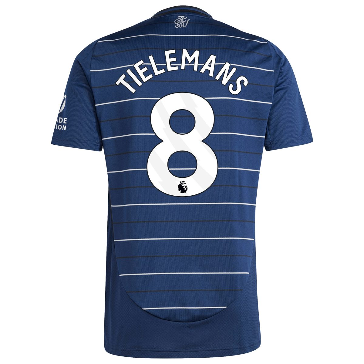 Explore the aston villa adidas third shirt 2024-25 with tielemans 8 printing Collection of Aston Villa jerseys. Authentic, high-quality football shirts for every supporter, available worldwide.