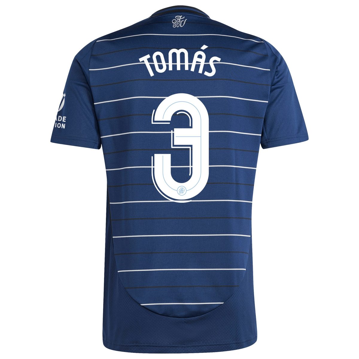 Explore the aston villa adidas third shirt 2024-25 with tomás 3 cup printing Collection of Aston Villa jerseys. Authentic, high-quality football shirts for every supporter, available worldwide.