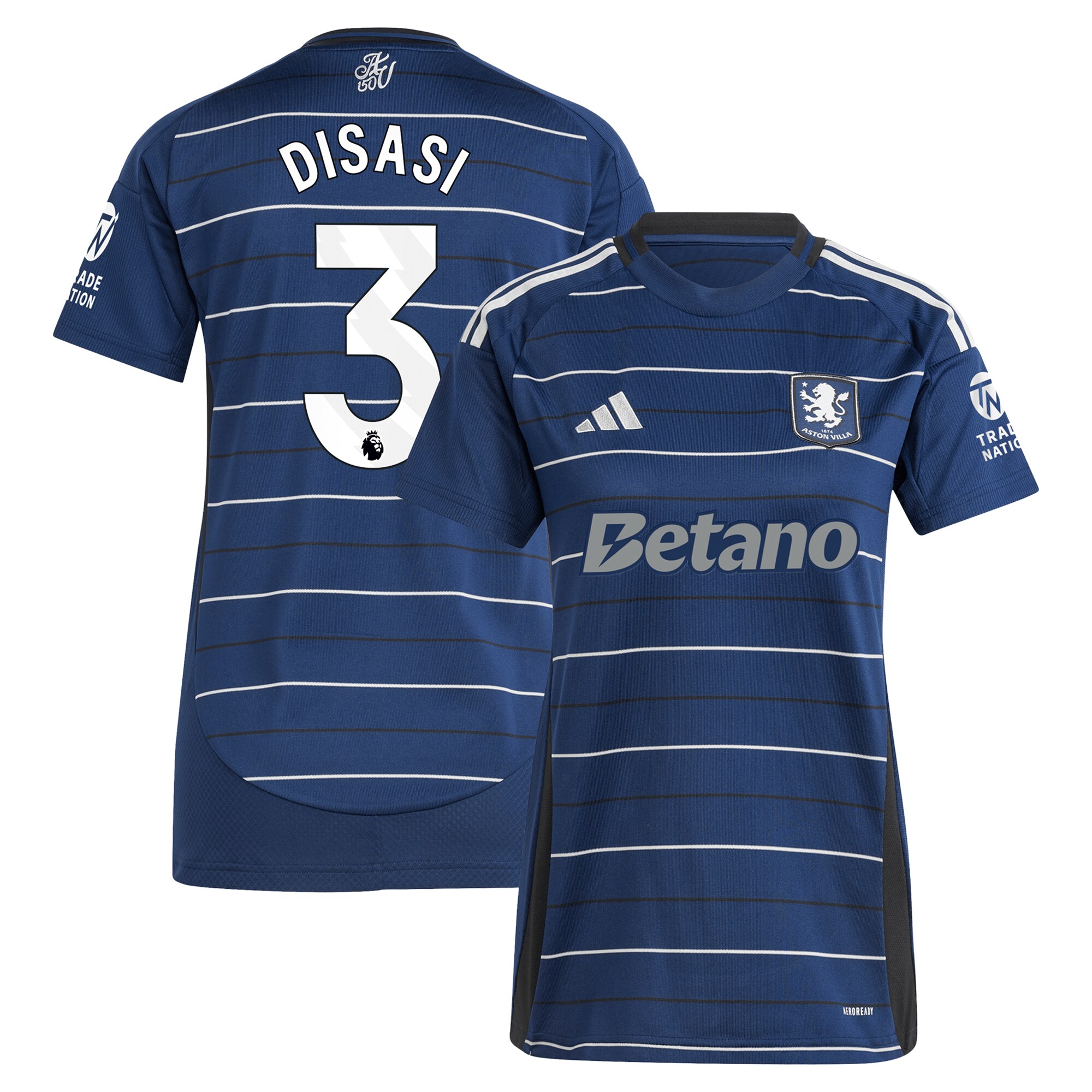 Explore the aston villa adidas third shirt 2024-25 – womens with disasi 3 printing Collection of Aston Villa jerseys. Authentic, high-quality football shirts for every supporter, available worldwide.
