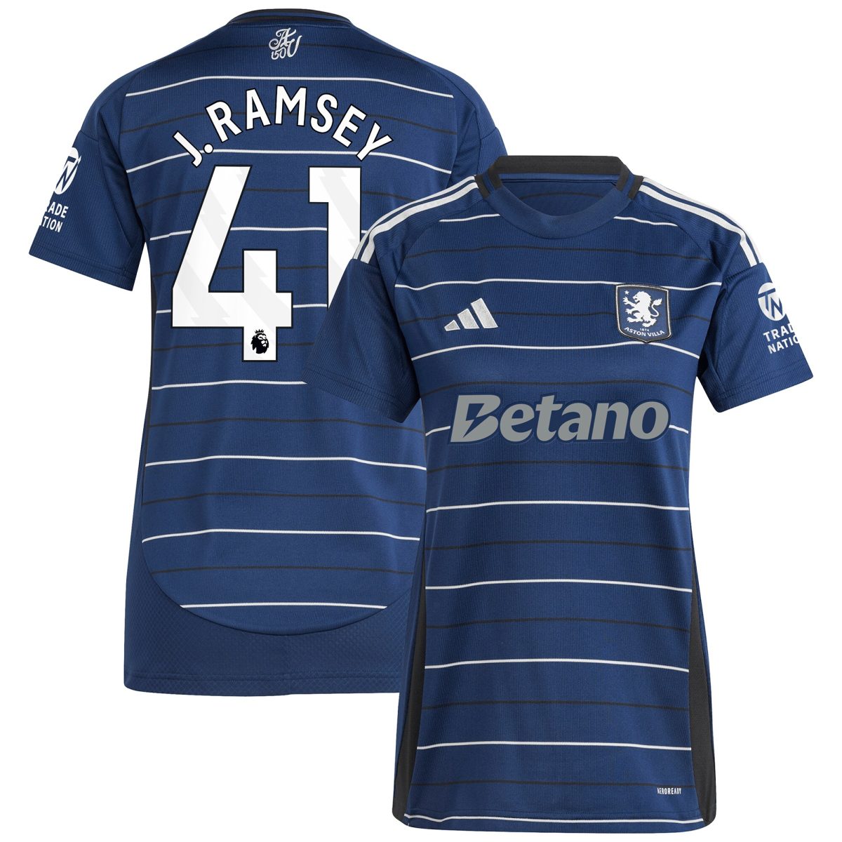 Explore the aston villa adidas third shirt 2024-25 – womens with j. ramsey 41 printing Collection of Aston Villa jerseys. Authentic, high-quality football shirts for every supporter, available worldwide.