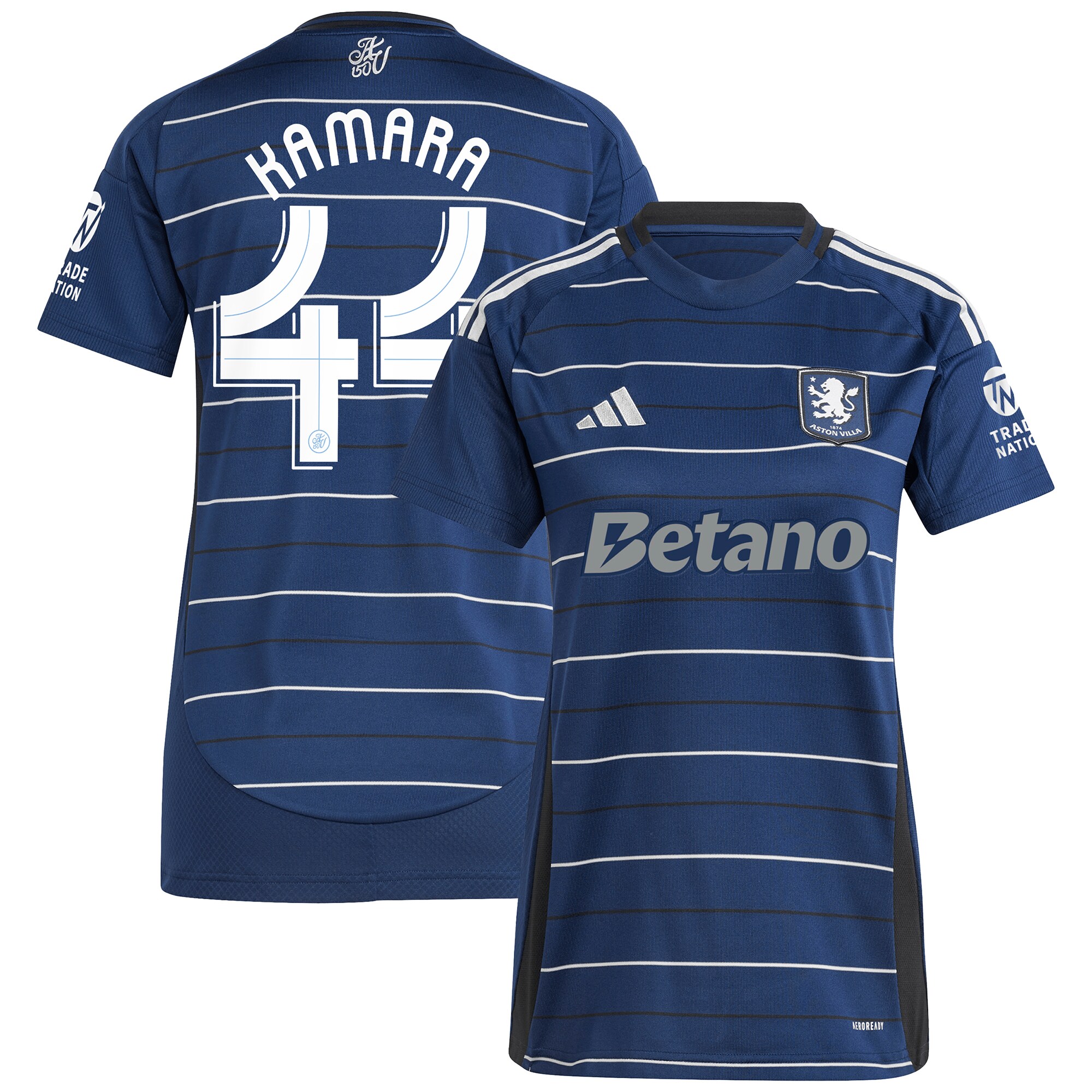 Explore the aston villa adidas third shirt 2024-25 – womens with kamara 44 cup printing Collection of Aston Villa jerseys. Authentic, high-quality football shirts for every supporter, available worldwide.