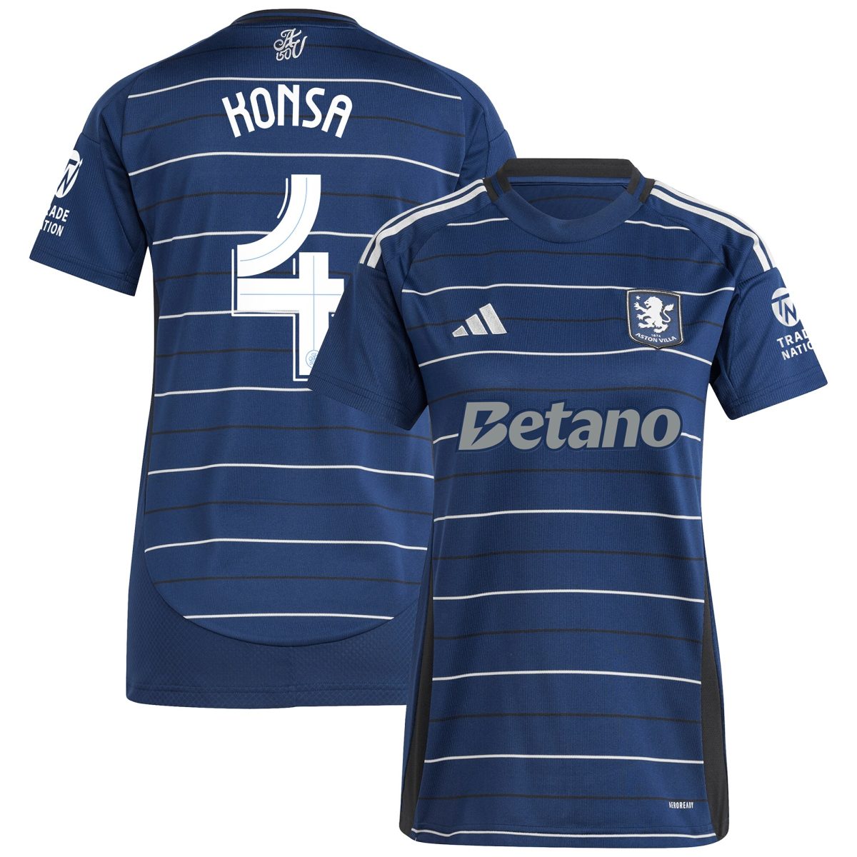 Explore the aston villa adidas third shirt 2024-25 – womens with konsa 4 cup printing Collection of Aston Villa jerseys. Authentic, high-quality football shirts for every supporter, available worldwide.