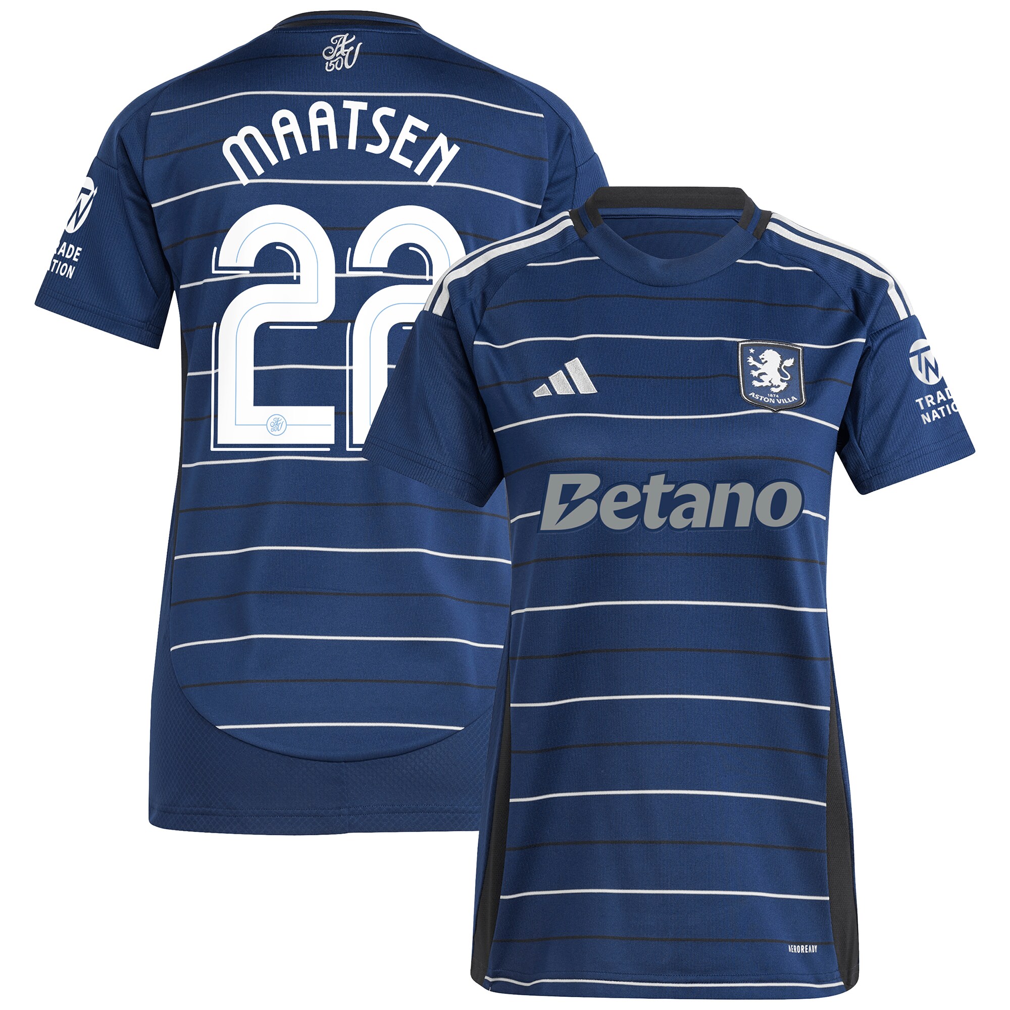 Explore the aston villa adidas third shirt 2024-25 – womens with maatsen 22 cup printing Collection of Aston Villa jerseys. Authentic, high-quality football shirts for every supporter, available worldwide.