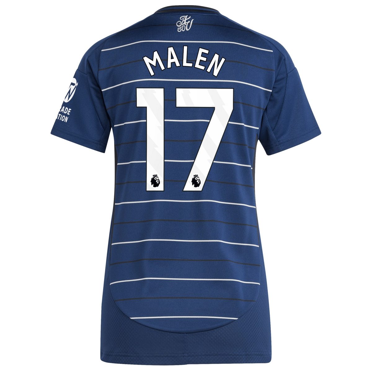 Explore the aston villa adidas third shirt 2024-25 – womens with malen 17 printing Collection of Aston Villa jerseys. Authentic, high-quality football shirts for every supporter, available worldwide.