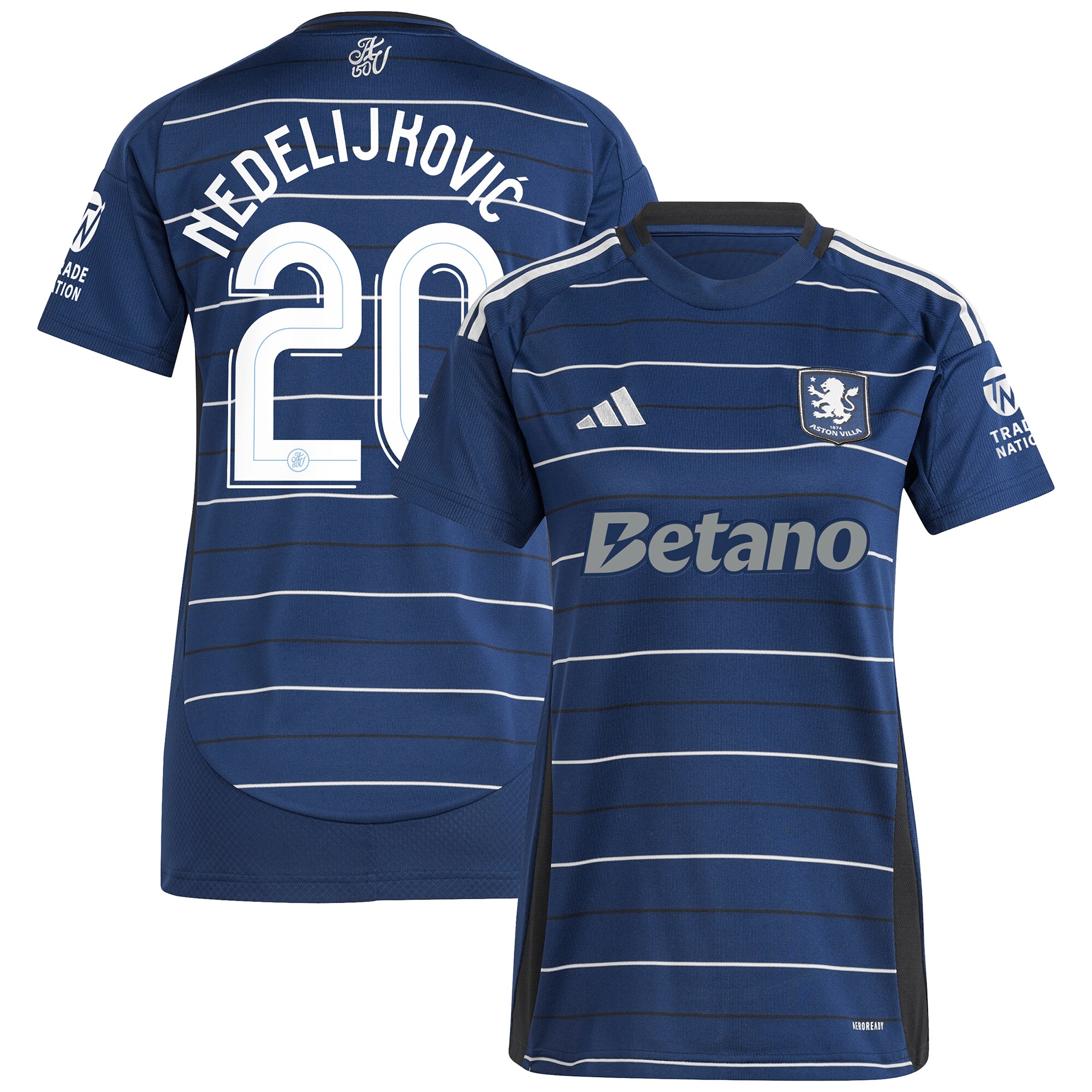 Explore the aston villa adidas third shirt 2024-25 – womens with nedeljković 20 cup printing Collection of Aston Villa jerseys. Authentic, high-quality football shirts for every supporter, available worldwide.