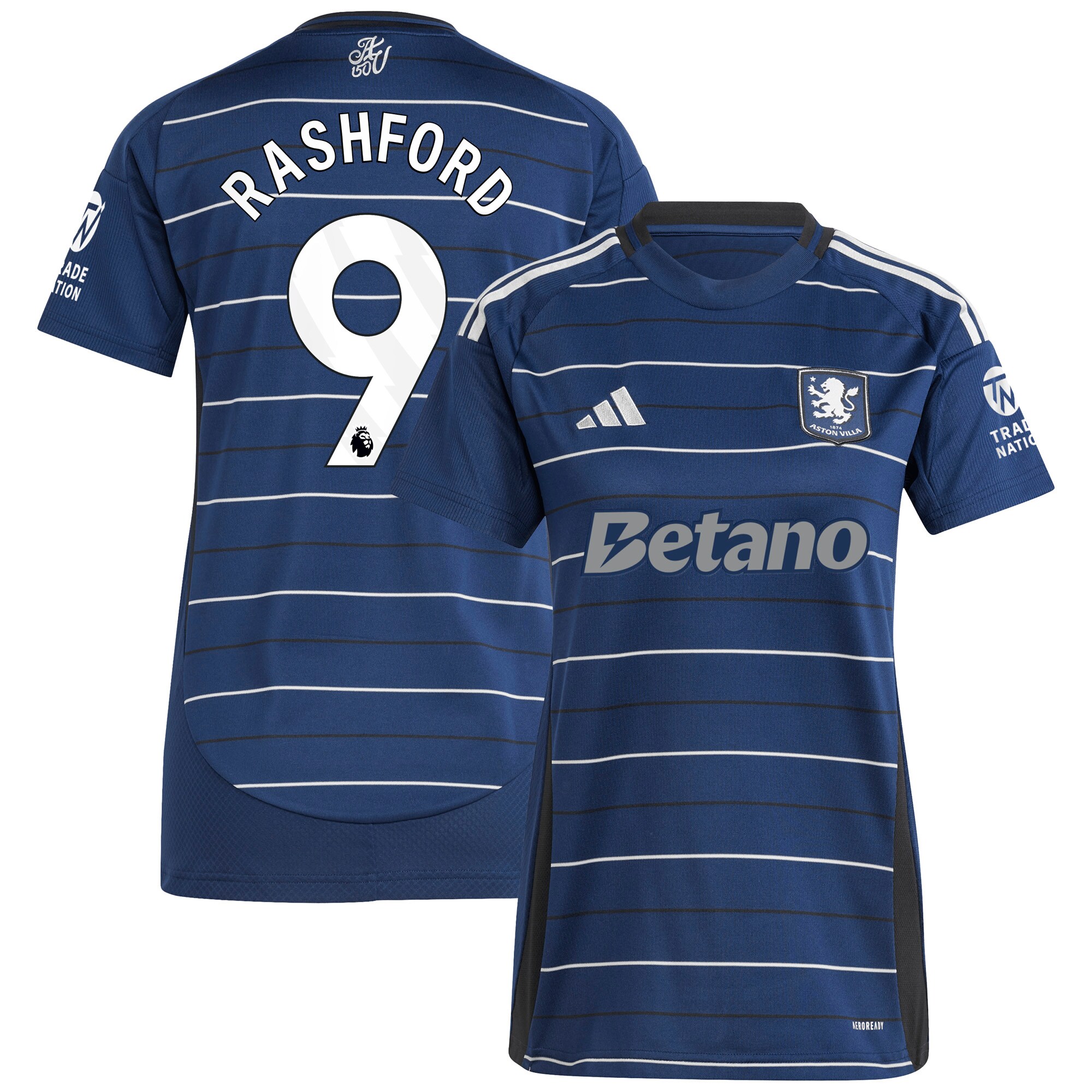 Explore the aston villa adidas third shirt 2024-25 – womens with rashford 9 printing Collection of Aston Villa jerseys. Authentic, high-quality football shirts for every supporter, available worldwide.