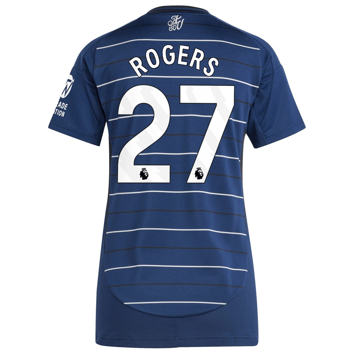 Explore the aston villa adidas third shirt 2024-25 – womens with rogers 27 printing Collection of Aston Villa jerseys. Authentic, high-quality football shirts for every supporter, available worldwide.