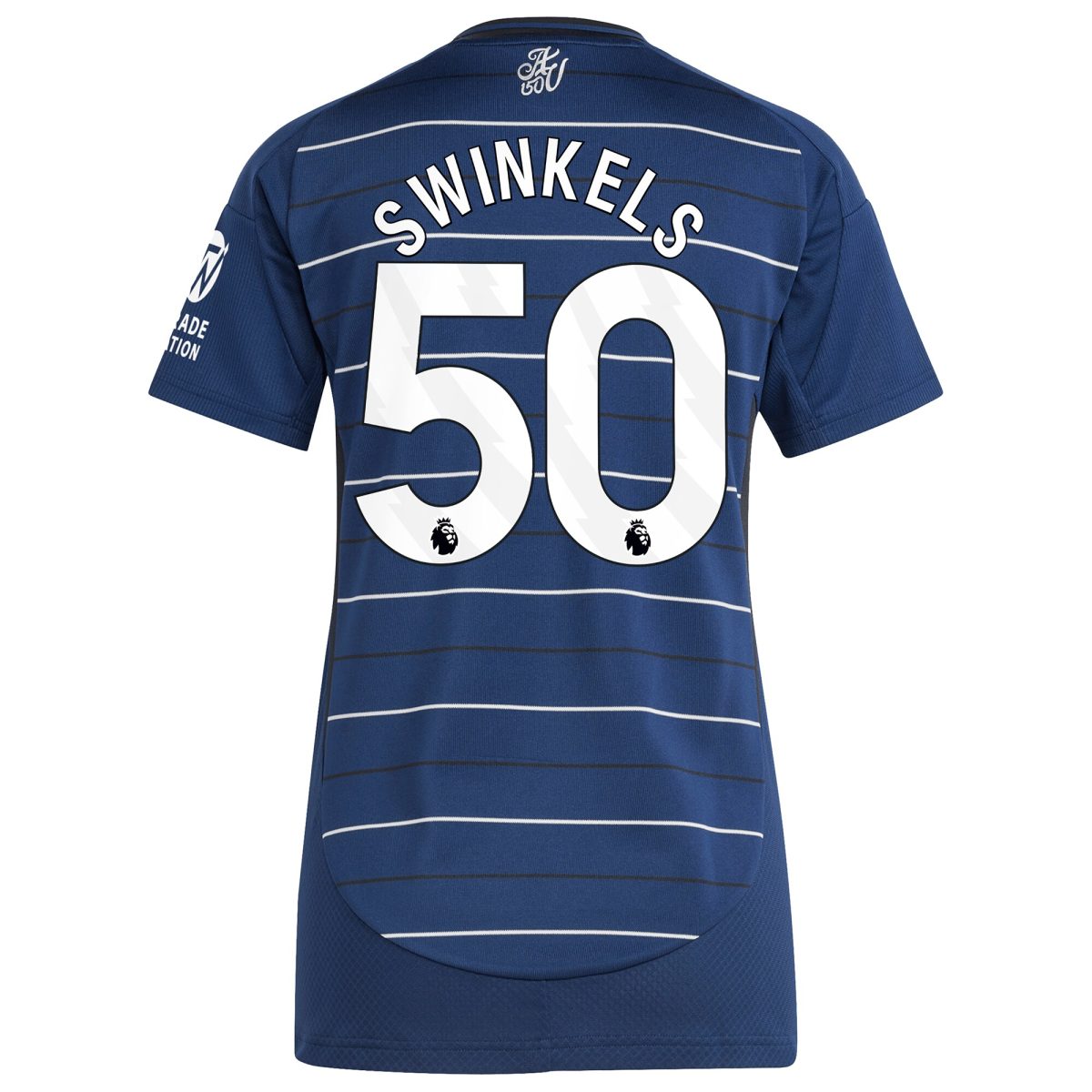 Explore the aston villa adidas third shirt 2024-25 – womens with swinkels 50 printing Collection of Aston Villa jerseys. Authentic, high-quality football shirts for every supporter, available worldwide.