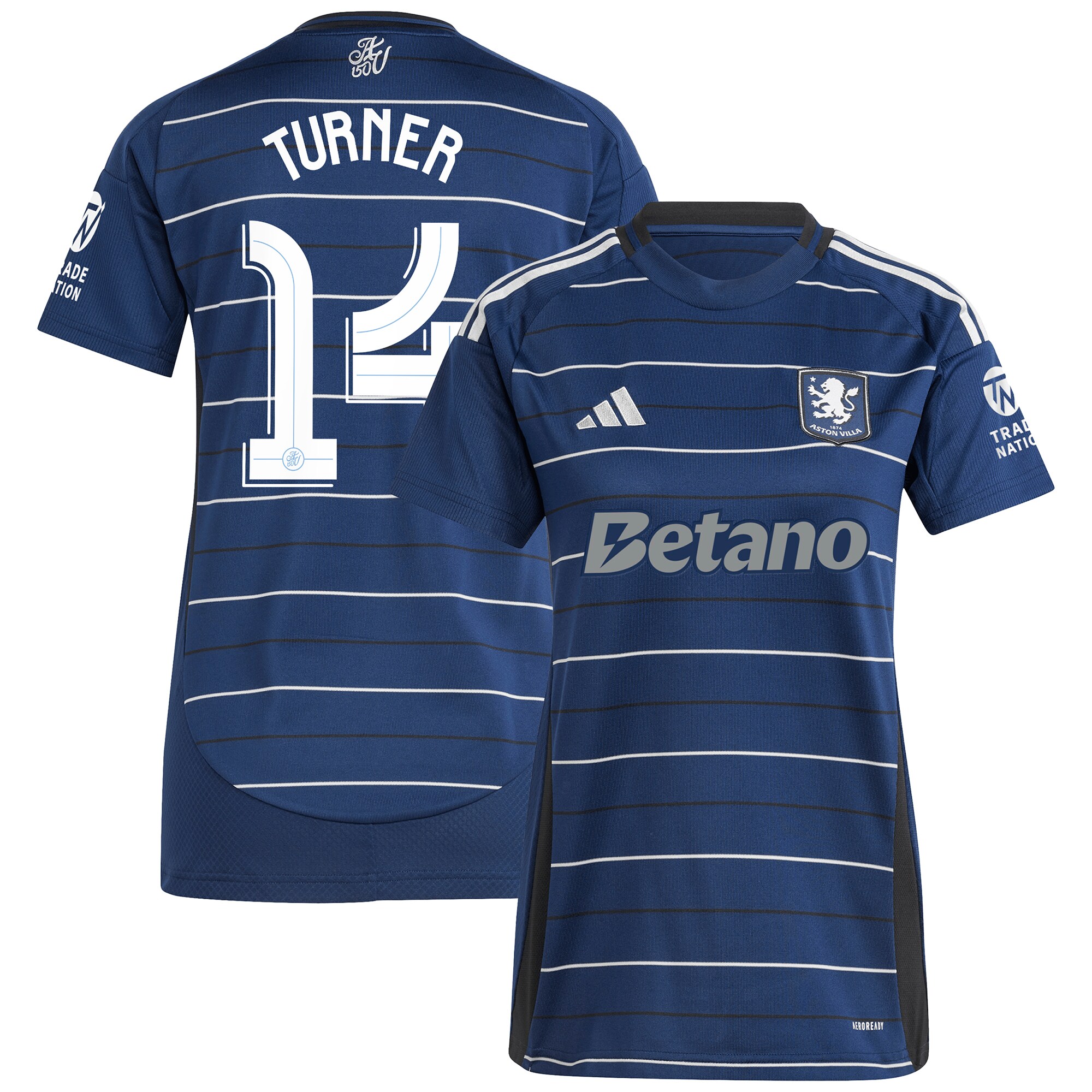 Explore the aston villa adidas third shirt 2024-25 – womens with turner 14 cup printing Collection of Aston Villa jerseys. Authentic, high-quality football shirts for every supporter, available worldwide.