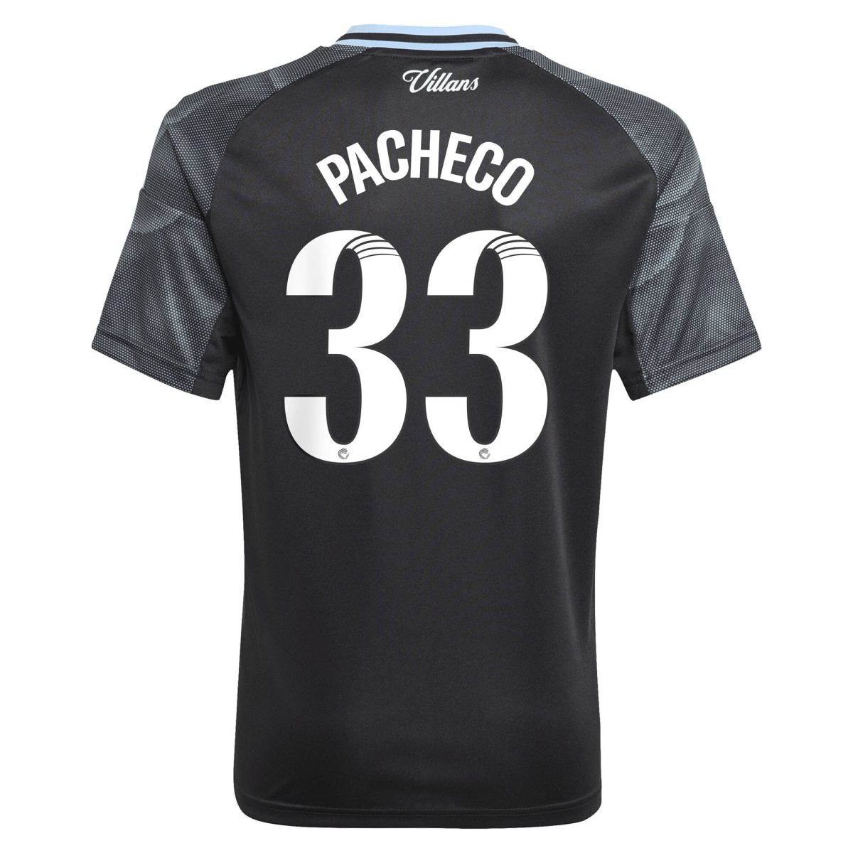 Explore the aston villa adidas wsl away shirt 2025-26 – kids with pacheco 33 printing Collection of Aston Villa jerseys. Authentic, high-quality football shirts for every supporter, available worldwide.