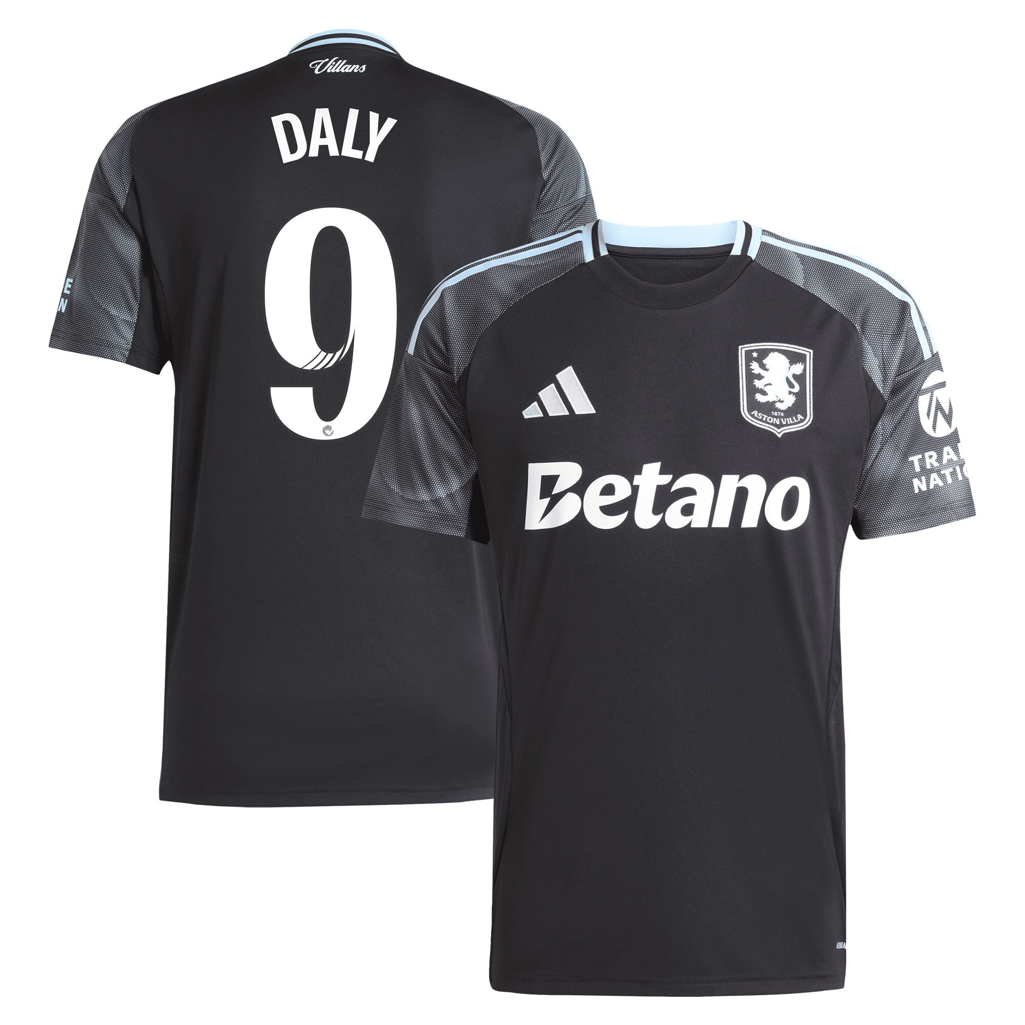 Explore the aston villa adidas wsl away shirt 2025-26 with daly 9 printing Collection of Aston Villa jerseys. Authentic, high-quality football shirts for every supporter, available worldwide.