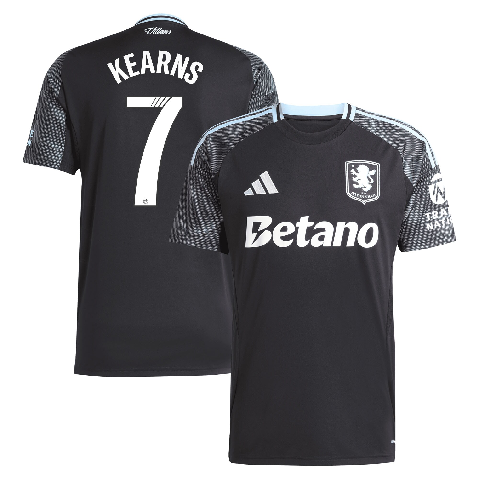 Explore the aston villa adidas wsl away shirt 2025-26 with kearns 7 printing Collection of Aston Villa jerseys. Authentic, high-quality football shirts for every supporter, available worldwide.