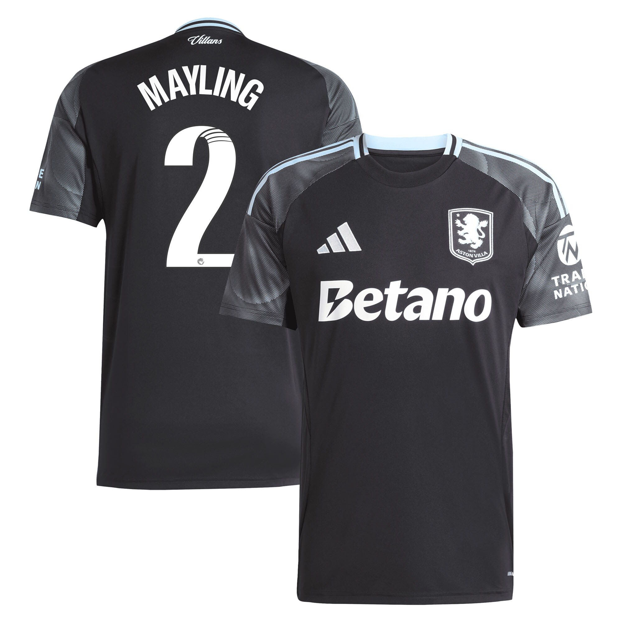 Explore the aston villa adidas wsl away shirt 2025-26 with mayling 2 printing Collection of Aston Villa jerseys. Authentic, high-quality football shirts for every supporter, available worldwide.