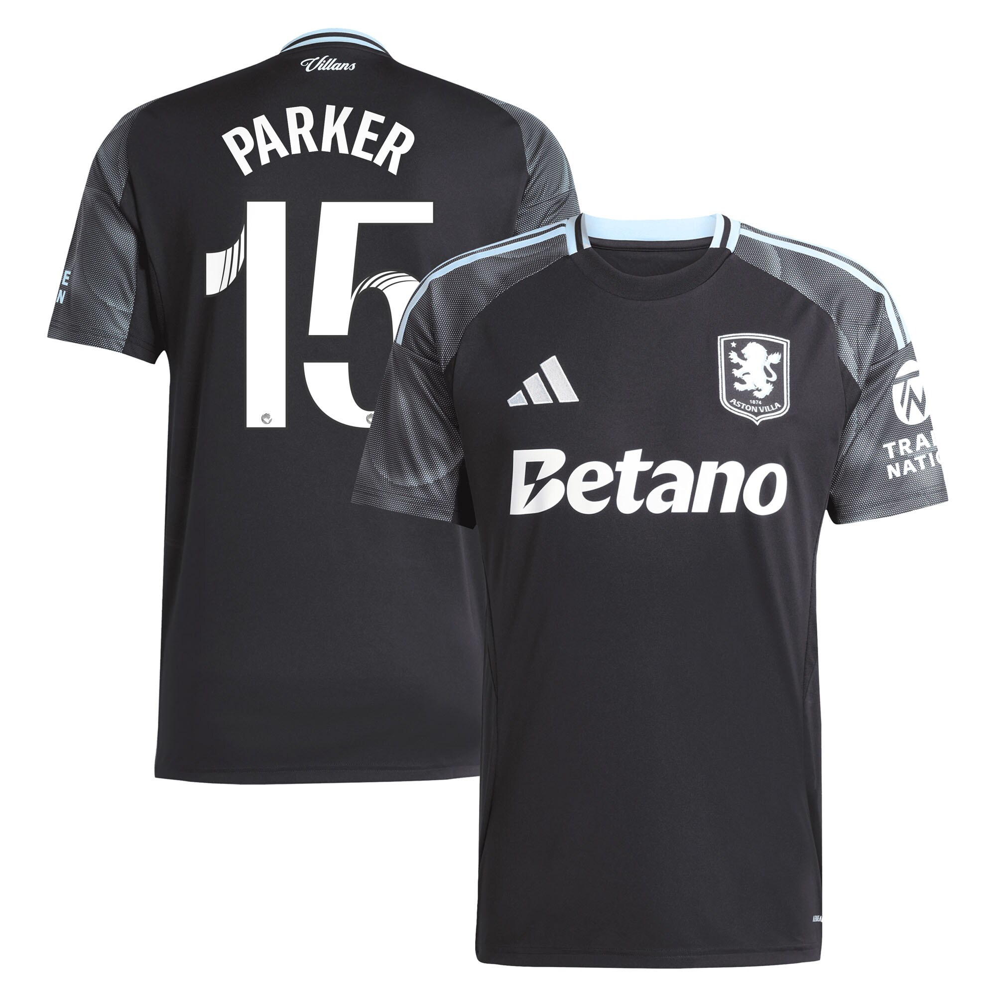 Explore the aston villa adidas wsl away shirt 2025-26 with parker 15 printing Collection of Aston Villa jerseys. Authentic, high-quality football shirts for every supporter, available worldwide.