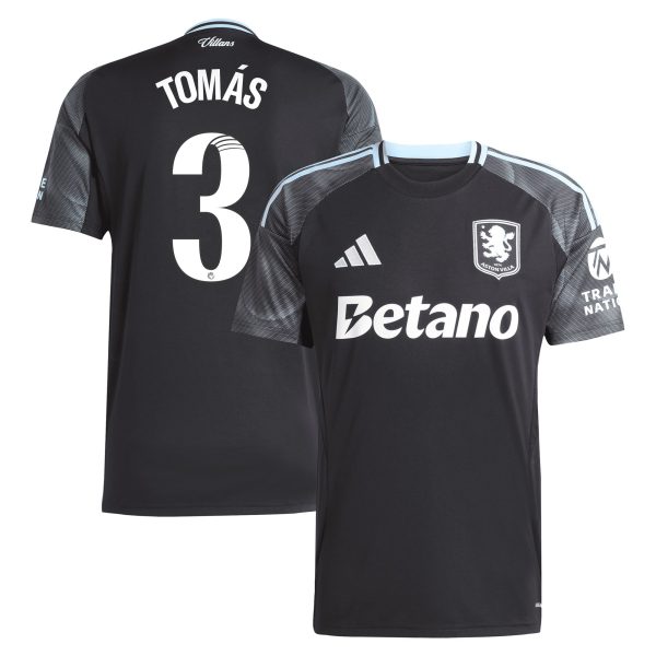 Explore the aston villa adidas wsl away shirt 2025-26 with tomás 3 printing Collection of Aston Villa jerseys. Authentic, high-quality football shirts for every supporter, available worldwide.