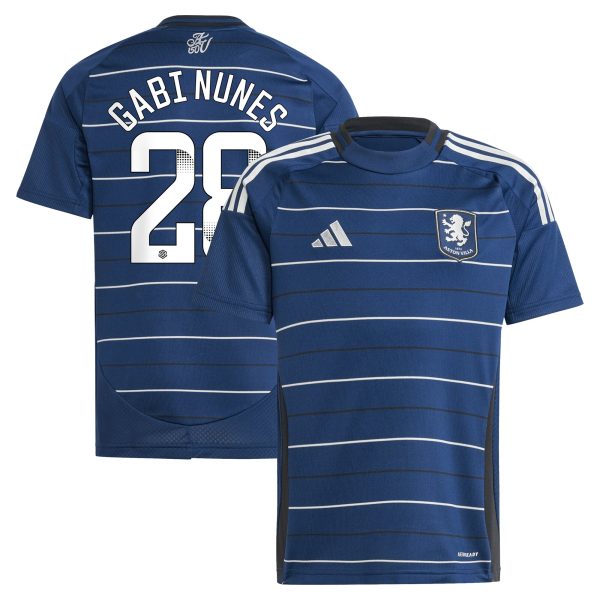 Explore the aston villa adidas wsl third shirt 2024-25 – kids with gabi nunes 28 printing Collection of Aston Villa jerseys. Authentic, high-quality football shirts for every supporter, available worldwide.