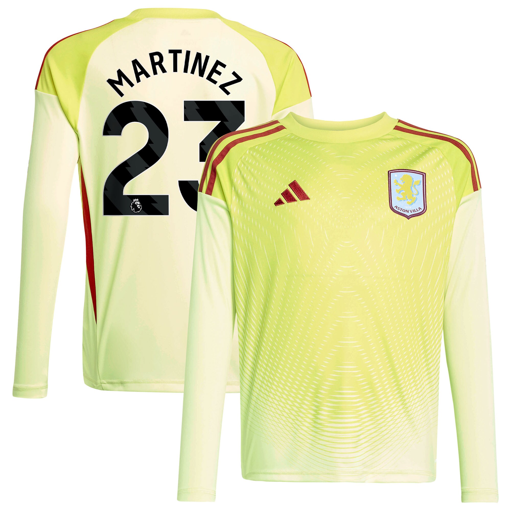Explore the aston villa away goalkeeper shirt 2025-26 – kids with martinez 23 printing Collection of Aston Villa jerseys. Authentic, high-quality football shirts for every supporter, available worldwide.