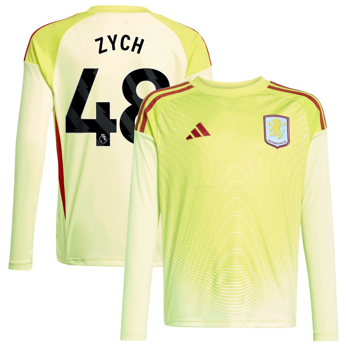 Explore the aston villa away goalkeeper shirt 2025-26 – kids with zych 48 printing Collection of Aston Villa jerseys. Authentic, high-quality football shirts for every supporter, available worldwide.
