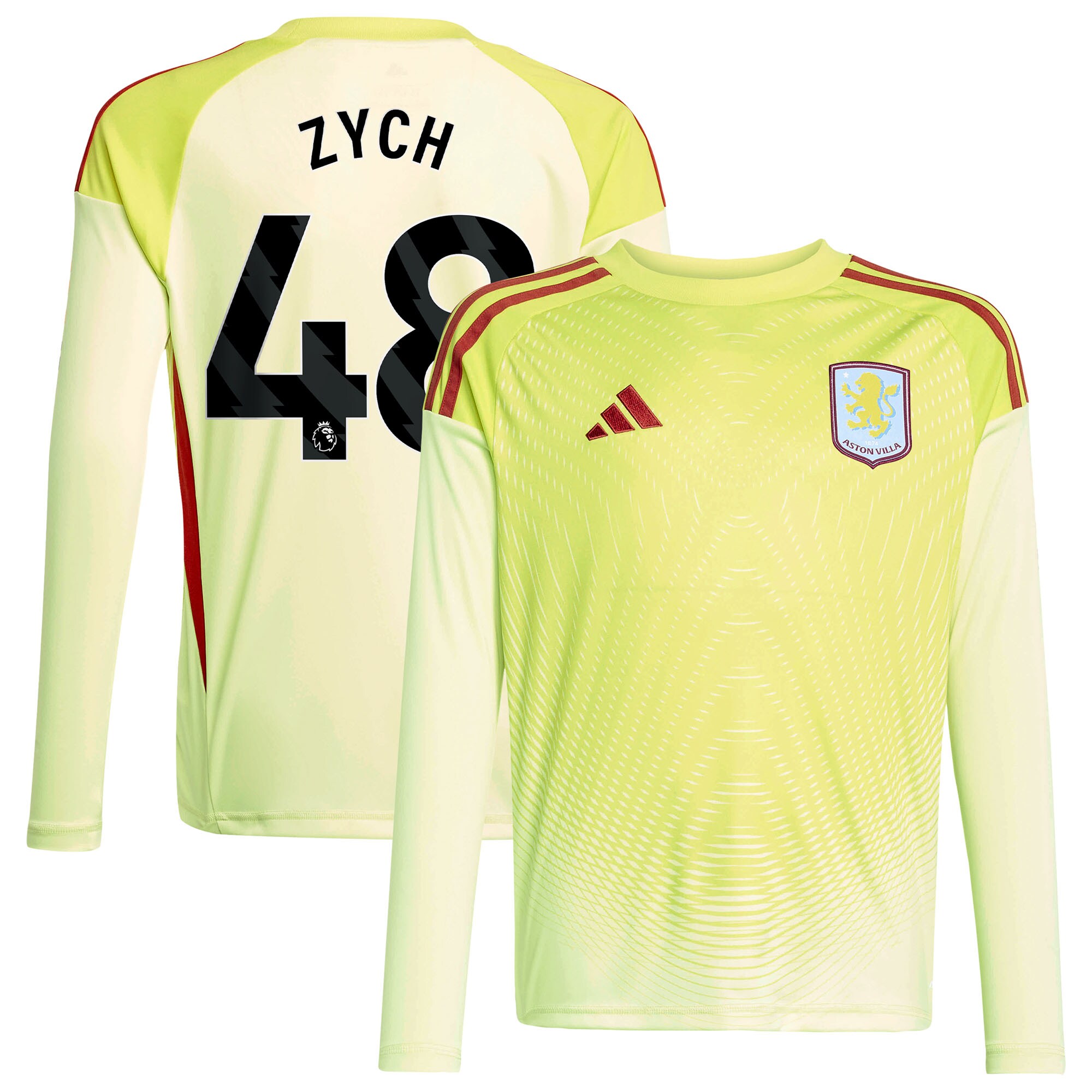 Explore the aston villa away goalkeeper shirt 2025-26 – kids with zych 48 printing Collection of Aston Villa jerseys. Authentic, high-quality football shirts for every supporter, available worldwide.