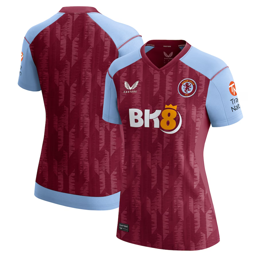 Explore the aston villa castore home shirt 2023-24 – womens with custom printing Collection of Aston Villa jerseys. Authentic, high-quality football shirts for every supporter, available worldwide.