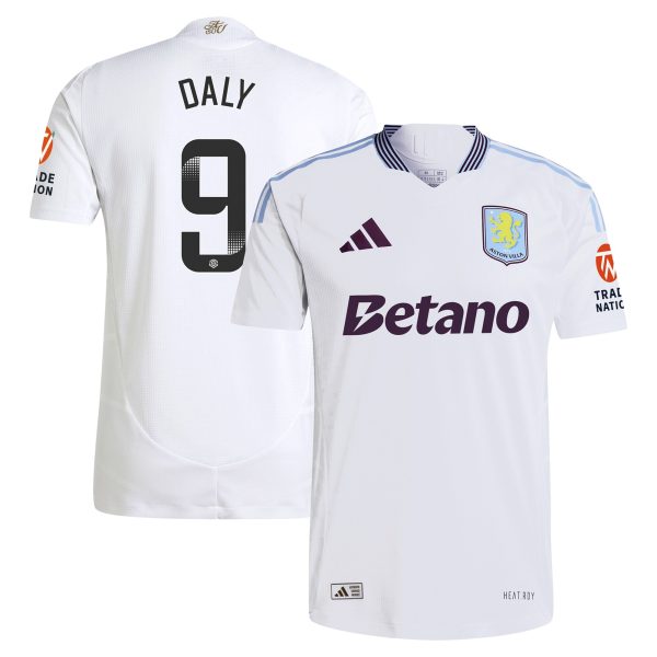 Explore the aston villa wsl adidas away authentic shirt 2024-25 with daly 9 printing Collection of Aston Villa jerseys. Authentic, high-quality football shirts for every supporter, available worldwide.