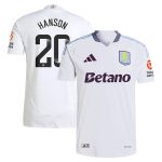Explore the aston villa wsl adidas away authentic shirt 2024-25 with hanson 20 printing Collection of Aston Villa jerseys. Authentic, high-quality football shirts for every supporter, available worldwide.