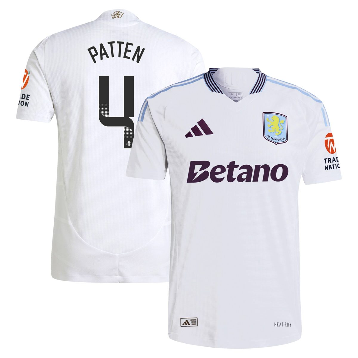 Explore the aston villa wsl adidas away authentic shirt 2024-25 with patten 4 printing Collection of Aston Villa jerseys. Authentic, high-quality football shirts for every supporter, available worldwide.