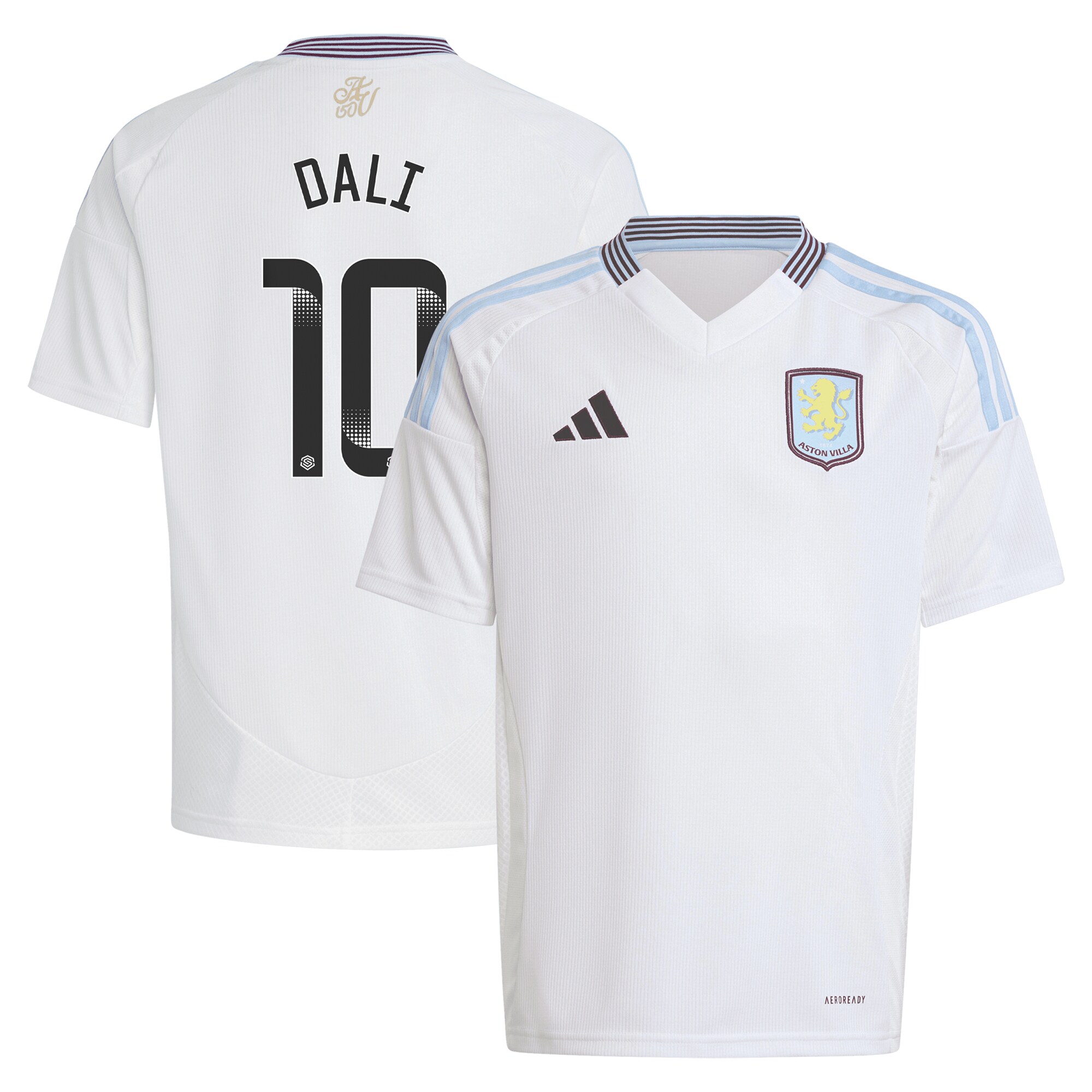 Explore the aston villa wsl adidas away shirt 2024-25 – kids with dali 10 printing Collection of Aston Villa jerseys. Authentic, high-quality football shirts for every supporter, available worldwide.