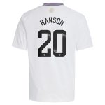 Explore the aston villa wsl adidas away shirt 2024-25 – kids with hanson 20 printing Collection of Aston Villa jerseys. Authentic, high-quality football shirts for every supporter, available worldwide.