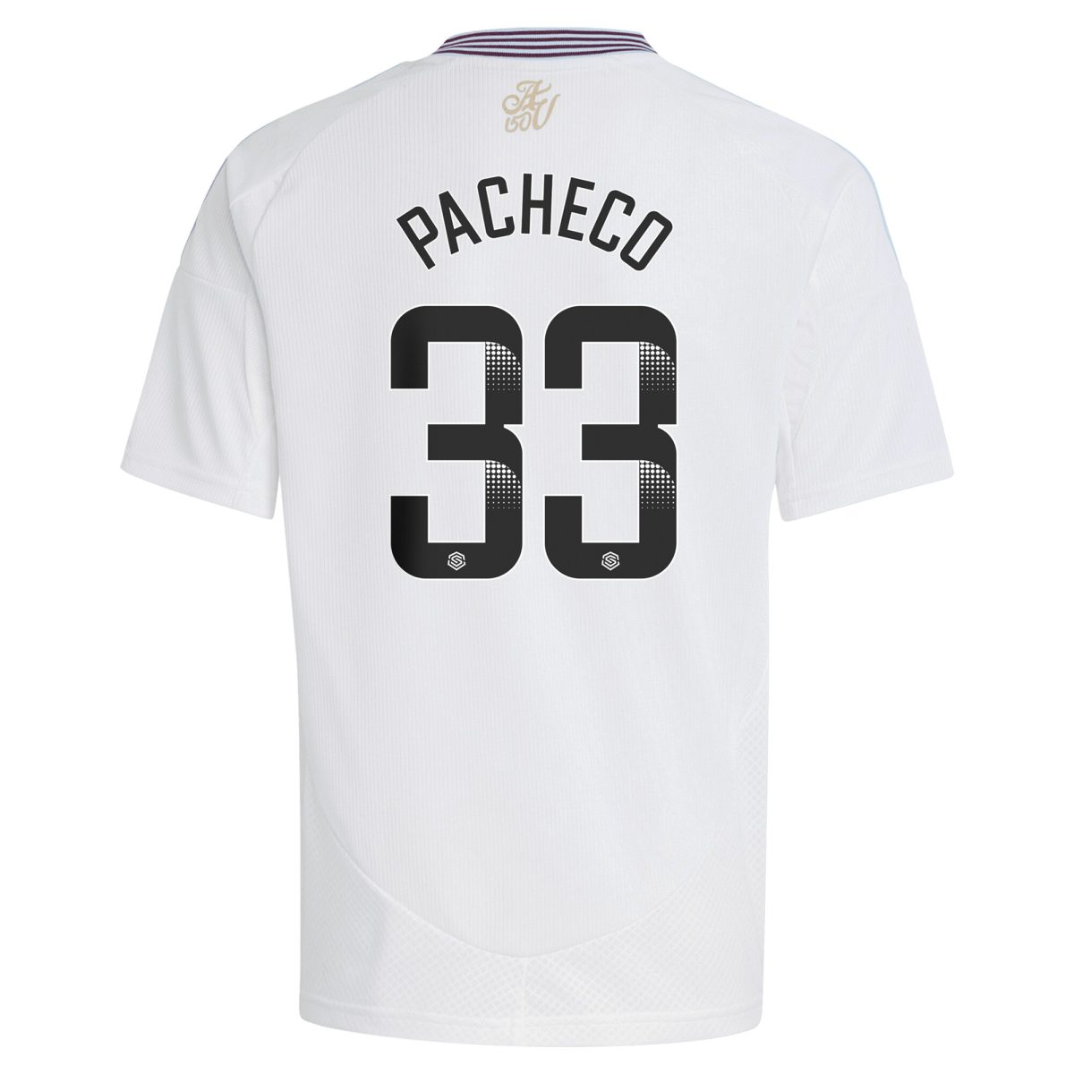Explore the aston villa wsl adidas away shirt 2024-25 – kids with pacheco 33 printing Collection of Aston Villa jerseys. Authentic, high-quality football shirts for every supporter, available worldwide.