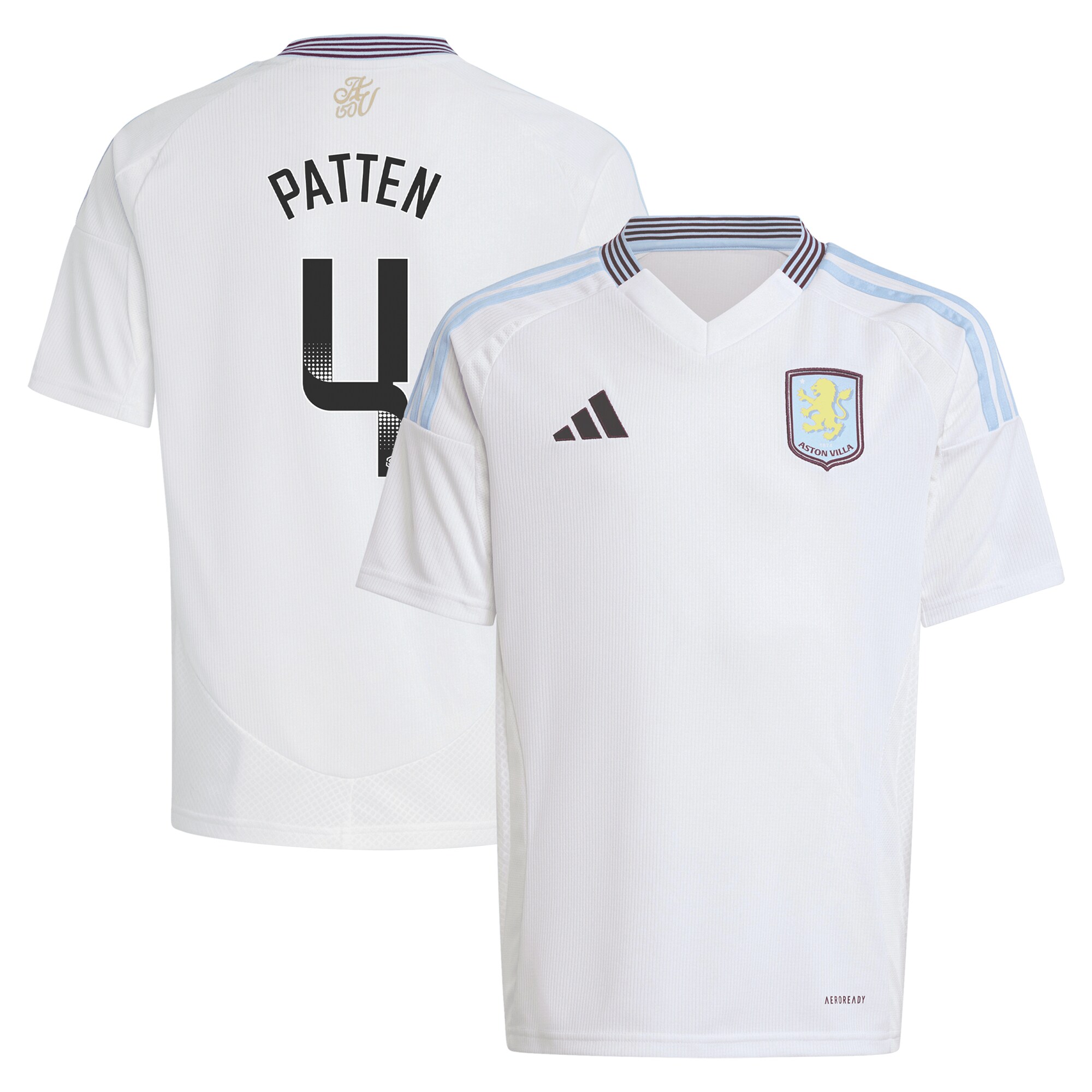 Explore the aston villa wsl adidas away shirt 2024-25 – kids with patten 4 printing Collection of Aston Villa jerseys. Authentic, high-quality football shirts for every supporter, available worldwide.